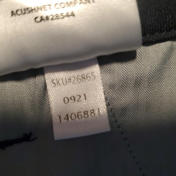 Footjoy FJ Shorts Men's Size 40 Navy Blue Pace 9" Inseam Shorts Chino TINY FLAW - Picture 6 of 11